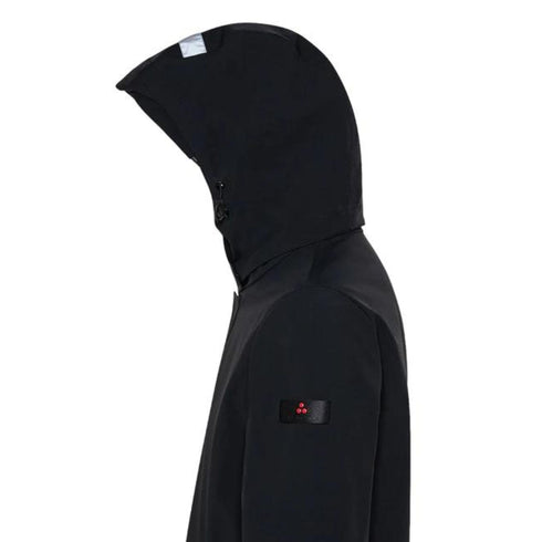 Peuterey Parka lungo Parka Uomo lungo ALBALI KP01 con cappuccio staccabile Nero - Francavilla Moda